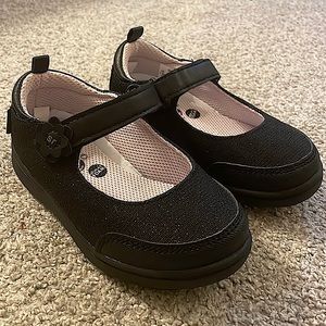 Stride Rite Toddler 7.5 Wide Sparkly Dress Shoes